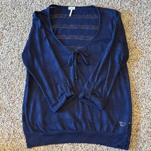 Splendid Navy Blue Knit Sweater